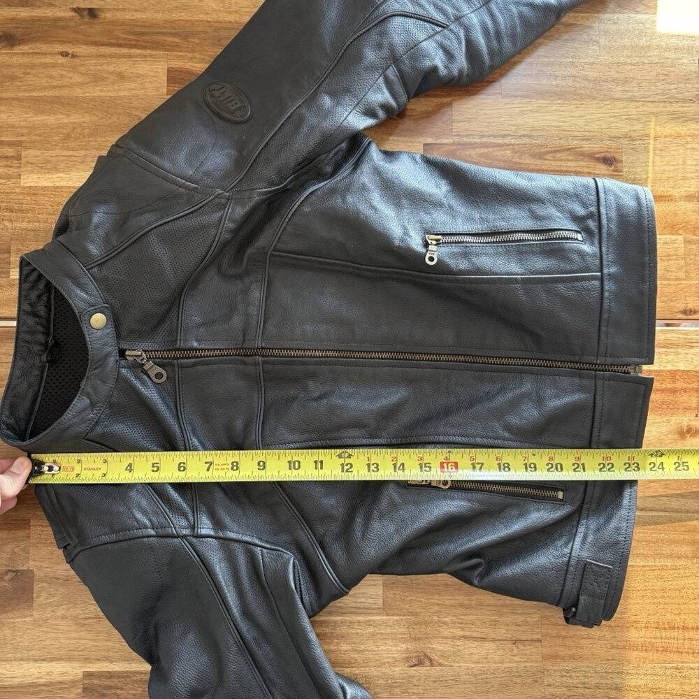 BILT Motorcycle Leather Jacket Women’s Size XL Black Armor Padded Biker READ! - Picture 16 of 16